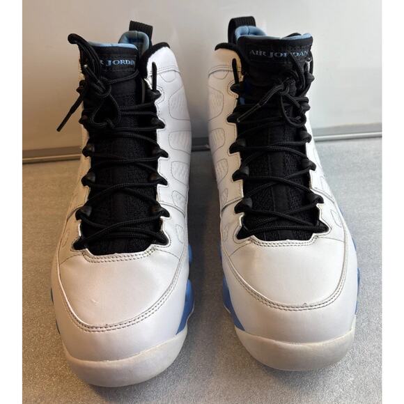 Nike Jordan 9 Retro Men\'s Sneakers Powder Blue/White, Size 9.5